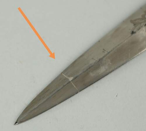 Luft etched Voos with resoldered blade