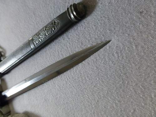 Luftwaffe 2nd pattern dagger by Höller &amp; Horster 2nd pattern mini