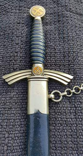 First pattern Luftwaffe dagger by SMF