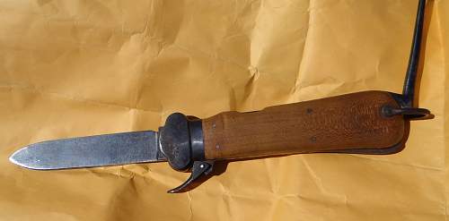 LUFTWAFFE GRAVITY KNIFE  - Please Help with any information