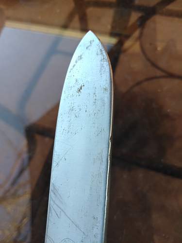 Gravity knife unmarked.