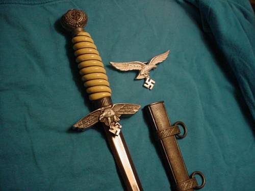 Luftwaffe dagger display help.