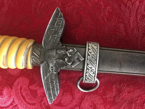 Second pattern Luftwaffe dagger