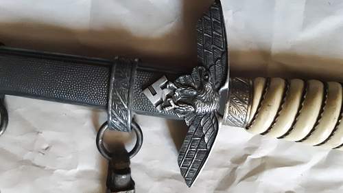 Luftwaffe dagger with hanger  (good first dagger find?)