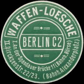 Luftwaffe forestry knife Waffen-Loesche Ch. A. W.