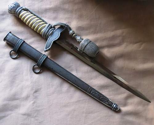 2nd Model Luftwaffe Dagger by Paul Weyersberg &amp;Co