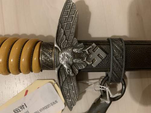 Acquired Luftwaffe Dagger-Real or Fake