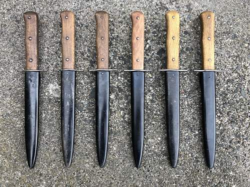 Luftwaffe boot knives - my collection