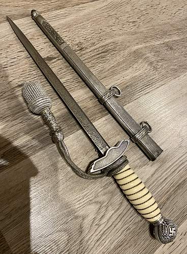 Luftwaffe dagger, real or fake in my collection.