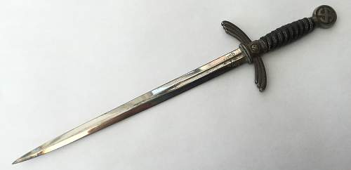 Luftwaffe mini sword letter opener