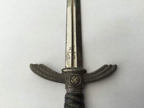 Luftwaffe mini sword letter opener