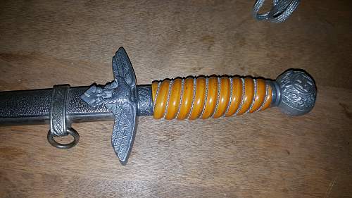 WWII German Luftwaffe dagger 2nd version real or repro?