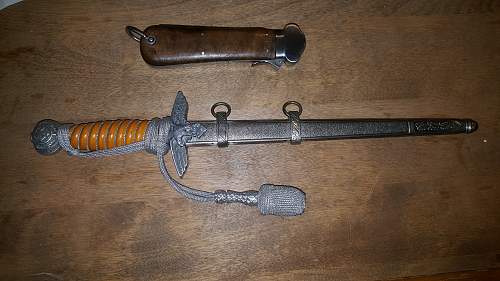 WWII German Luftwaffe dagger 2nd version real or repro?