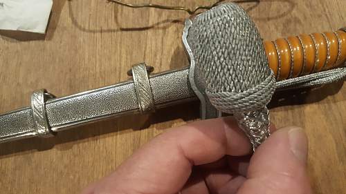 Need to know if the portepee on my WWII German Dagger is real?