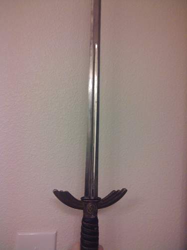 Luftwaffe Officer's sword by E.F. Horster Question