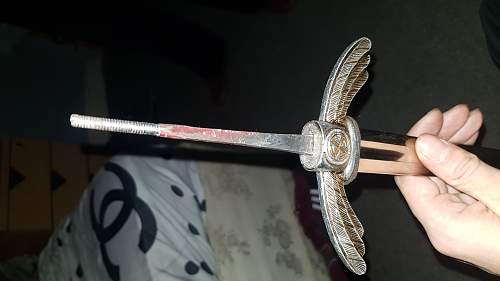 Bought a Luftwaffe officers sword. Is it real or a reproduction's