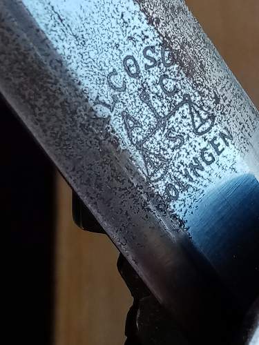 Alcoso luftwaffe dagger Model 2 marked ' bitterlich'?