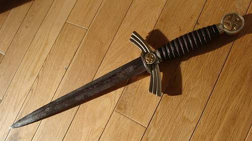 Please Help: Luftwaffe 1st Model Dagger (PAUL WEYERSBERG) REAL OR FAKE?