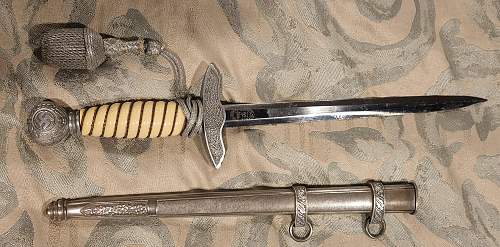 Luftwaffe 2nd Model Dagger - A. Schuttelhofer &amp; Co