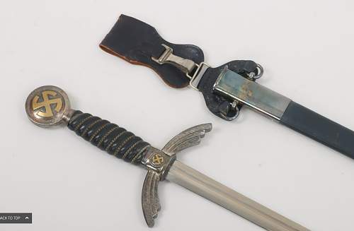 Luftwaffe sword P.WEYERSBERG