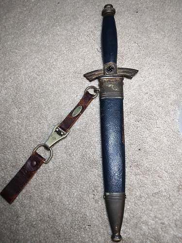 Ww2 german dlv dagger out of wood work