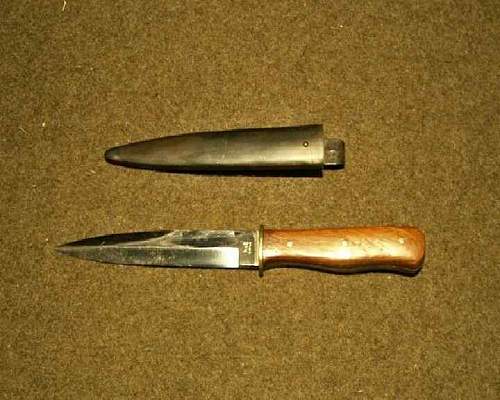 Luftwaffe L code fighting knives