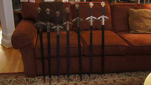 Luftwaffe sword lengths