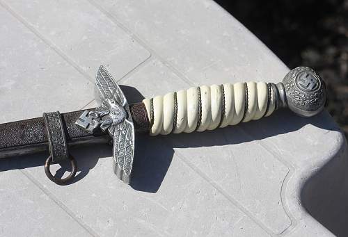 Etched Blade Pumacher Luftwaffe Dagger