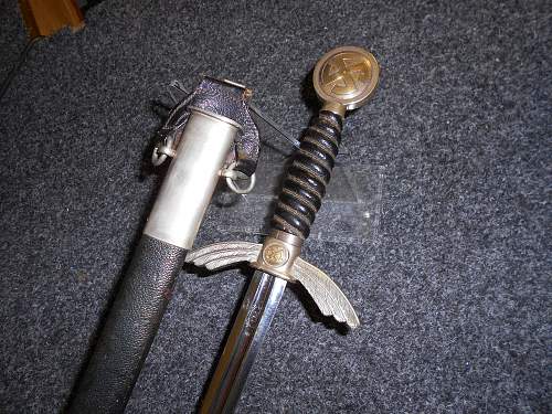 Early Luftwaffe sword by David Malsch