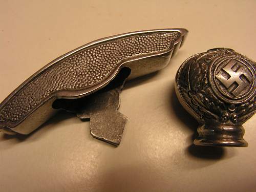 NEED HELP Luftwaffe dagger pommel and crossguard