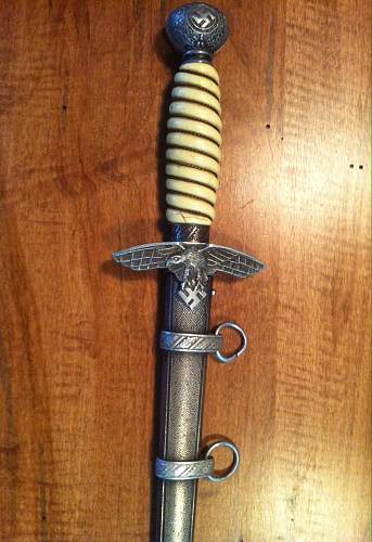 2nd Model Luftwaffe Officer's Dagger Anton Wingen