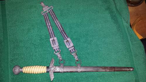 unmarked 2nd model no scabbard