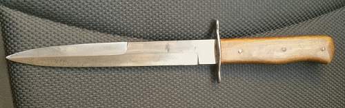 Luftwaffe fighting knife for review