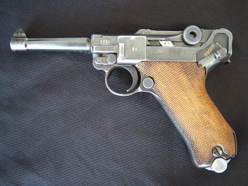 1939 P08 Luger added to collection