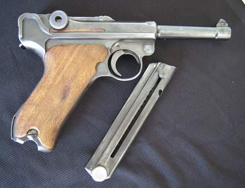 1939 P08 Luger added to collection