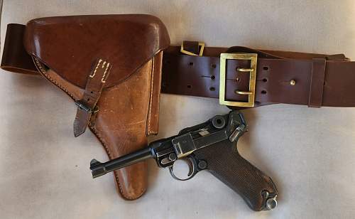 WWI Luger P08 Holster. RARE Maker?