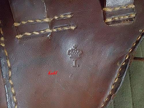 WWI Luger P08 Holster. RARE Maker?