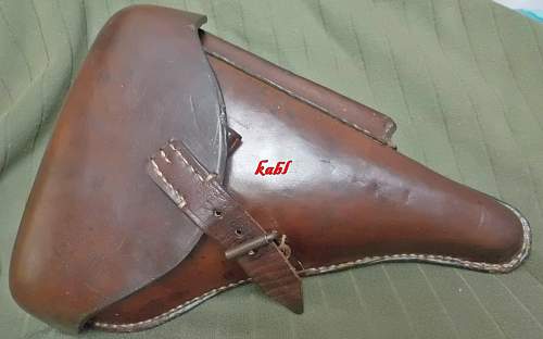 WWI Luger P08 Holster. RARE Maker?