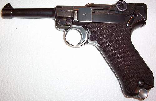 My 1939 dated, 42 Luger pistol. A rare, transitional, variation. Only five reported so far in the world.