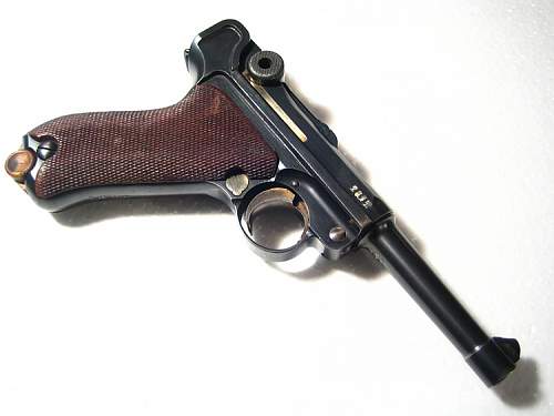 1914 DWM P-08 Unit Marked Luger