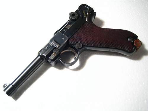 1914 DWM P-08 Unit Marked Luger