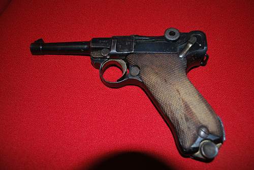 1918 Eurfurt Luger with extras