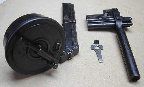 WWI “unit marked” LP08  (Artillery Luger) …with lots of other stuff.