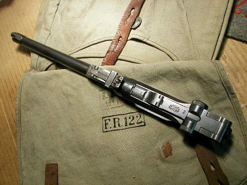 WWI “unit marked” LP08  (Artillery Luger) …with lots of other stuff.