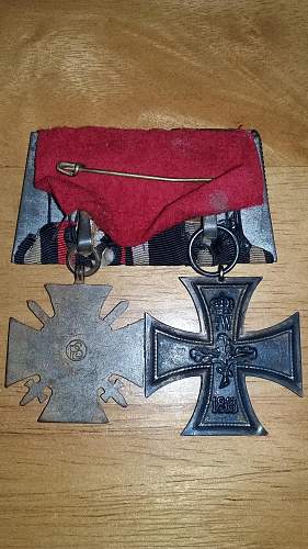 Authenticity of Iron Cross and Hindenburg Cross