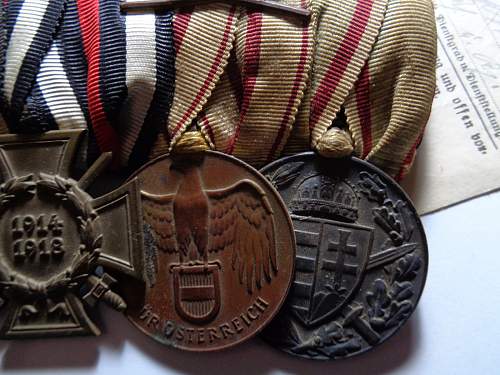 Prussian/Commemorative 4 Place Medal Bar Grouping