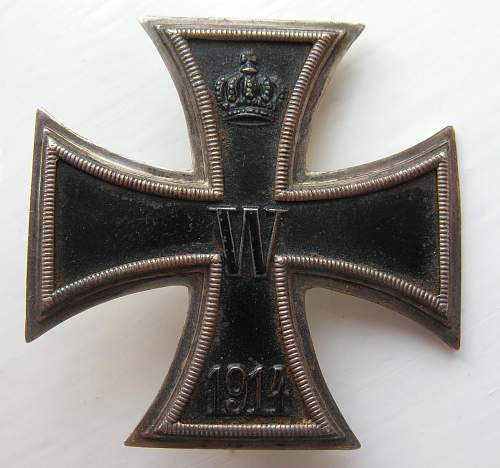 1914 Eisernes Kreuz Klasse 2. - CD800 Carl Dellenius