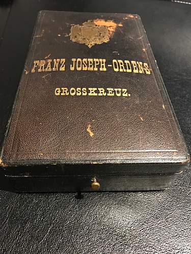 Franz Joseph - Ordens medals with case