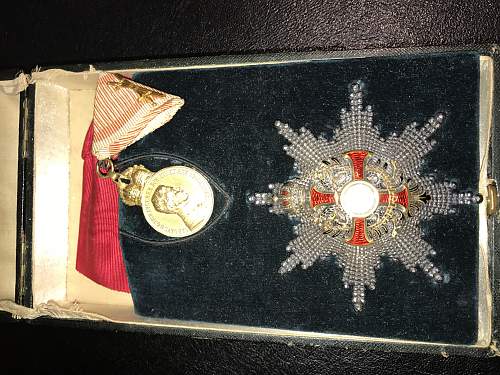 Franz Joseph - Ordens medals with case