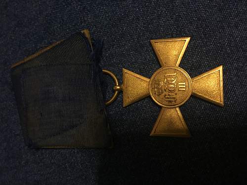 Prussian Long Service Medal